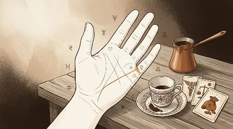 El falında Merkür çizgisinin para alanında bitmesi