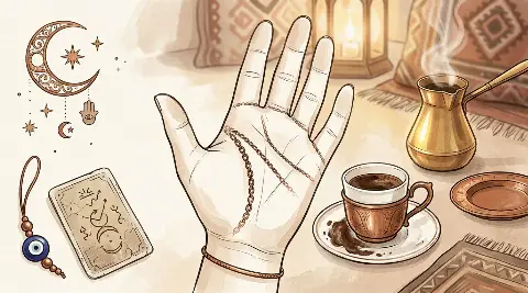 El falında zincir şeklinde çizgi neyi gösterir?
