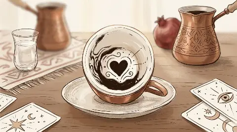 Kahve falında dipte kalp çıkması ne anlama gelir?