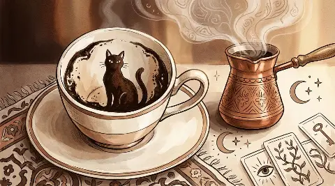 Kahve falında kedi görmek ne anlama gelir?
