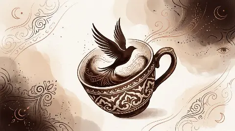 Kahve falında kuş görmek ne anlama gelir? Haber, yol ve özgürlük işareti