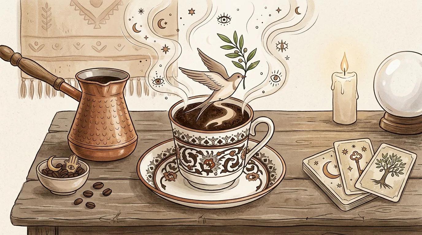 Kahve falında kuşun ağzında dal görmek neye işaret?