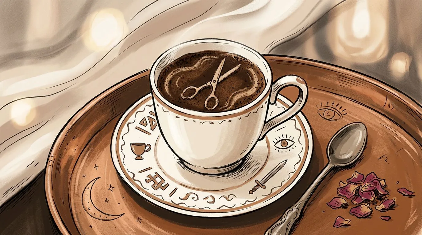 Kahve falında makas görmek ilişkide ayrılık mı demek?