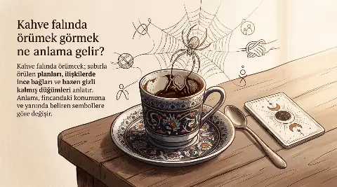 Kahve falında örümcek görmek ne anlama gelir?