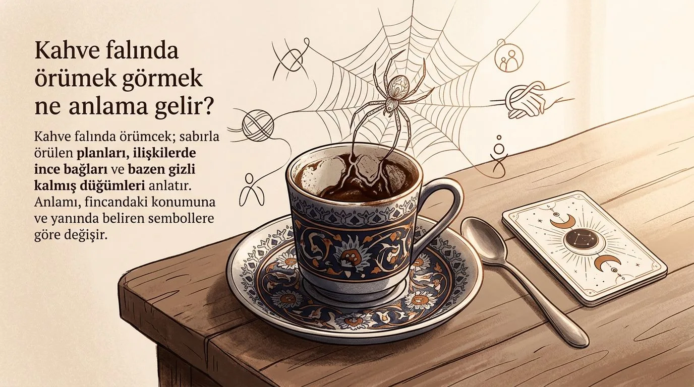 Kahve falında örümcek görmek ne anlama gelir?