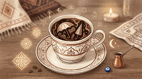 Kahve falında şemsiye görmek nazardan korunmak mı?