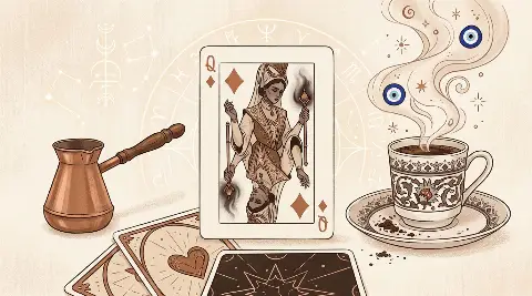 Katina falında ters karo kızı kıskanç kadın mı?