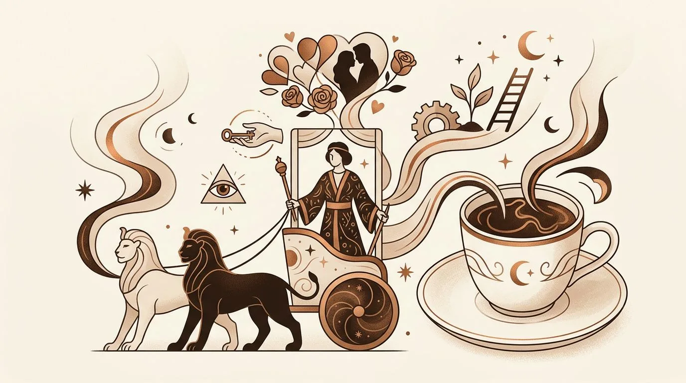 Savaş Arabası tarot kartı anlamı: aşk, kariyer ve konum yorumları