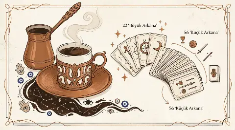 Tarot Destesi Kaç Karttan Oluşur? Büyük ve Küçük Arkana Farkı