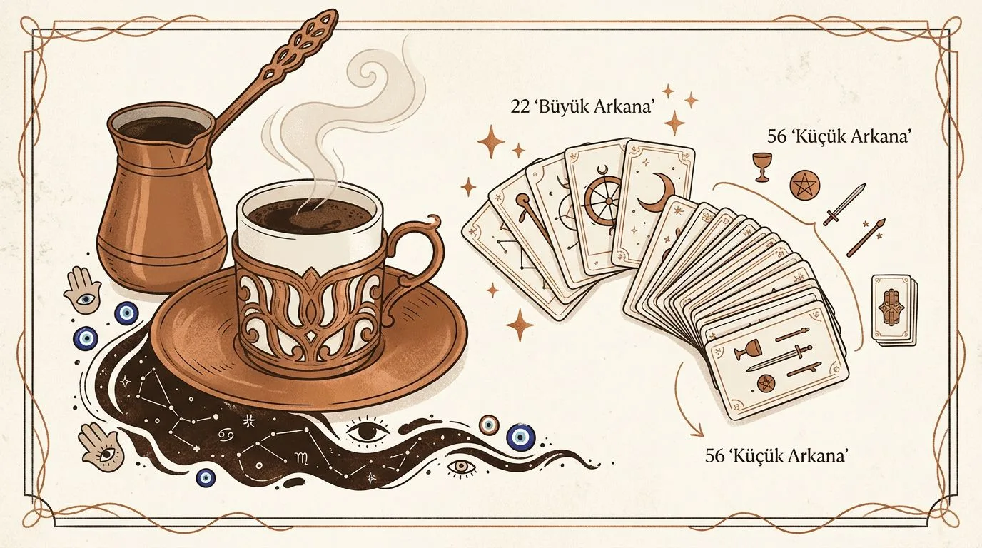 Tarot Destesi Kaç Karttan Oluşur? Büyük ve Küçük Arkana Farkı