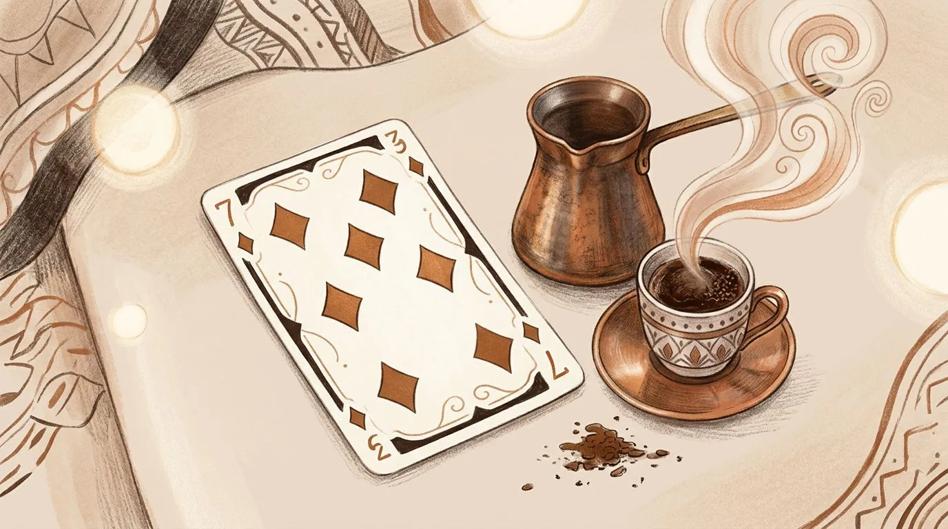 Katina falında Karo Yedilisi kartının görseli