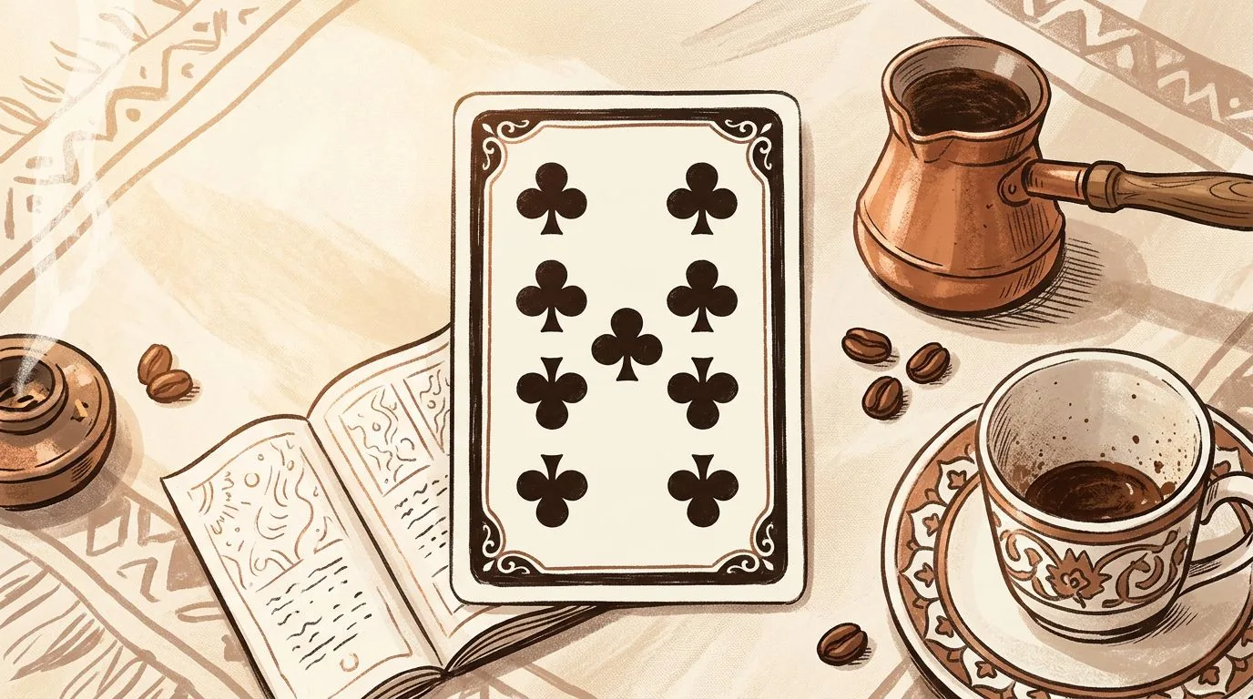 Katina falında Sinek Dokuzlusu kartının görseli