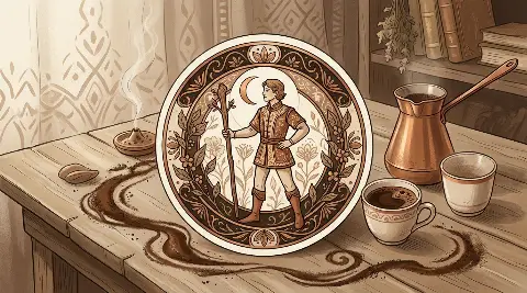 Asa Uşağı tarot kartının sembolik illüstrasyonu