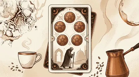 Tılsım Beşlisi tarot kartının sembolik illüstrasyonu