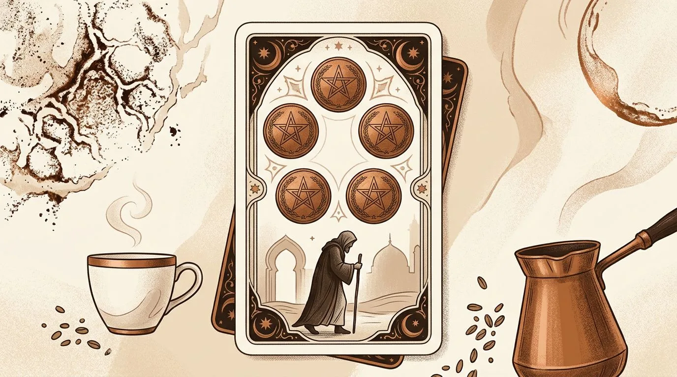 Tılsım Beşlisi tarot kartının sembolik illüstrasyonu